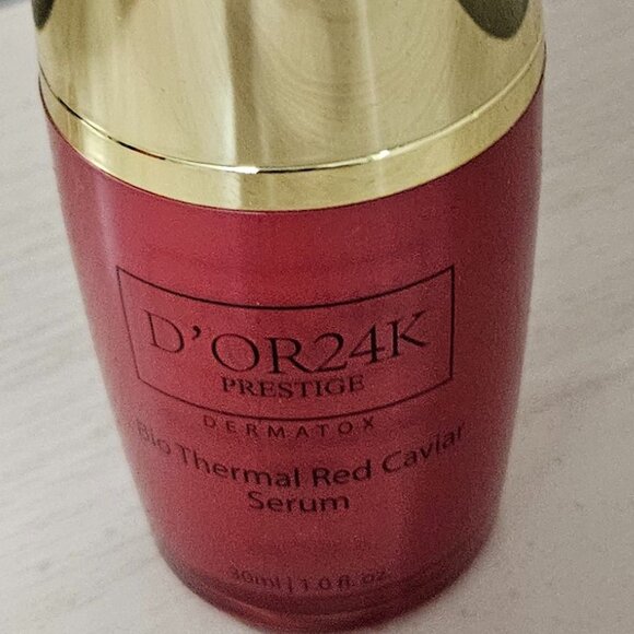 D'OR 24K BIO THERMAL RED CAVIAR SERUM - 1.01 fl oz \ 30 ml - BRAND NEW - SEALED - Picture 4 of 4